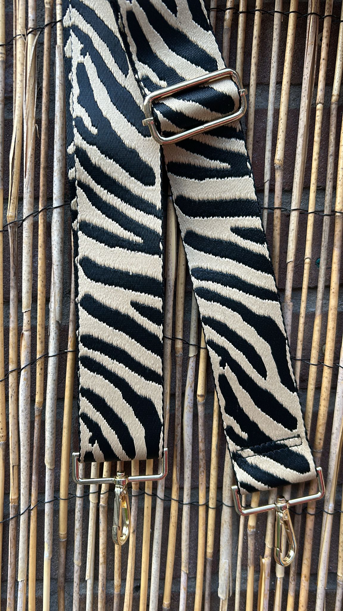 Strap Creme Zwart Zebra