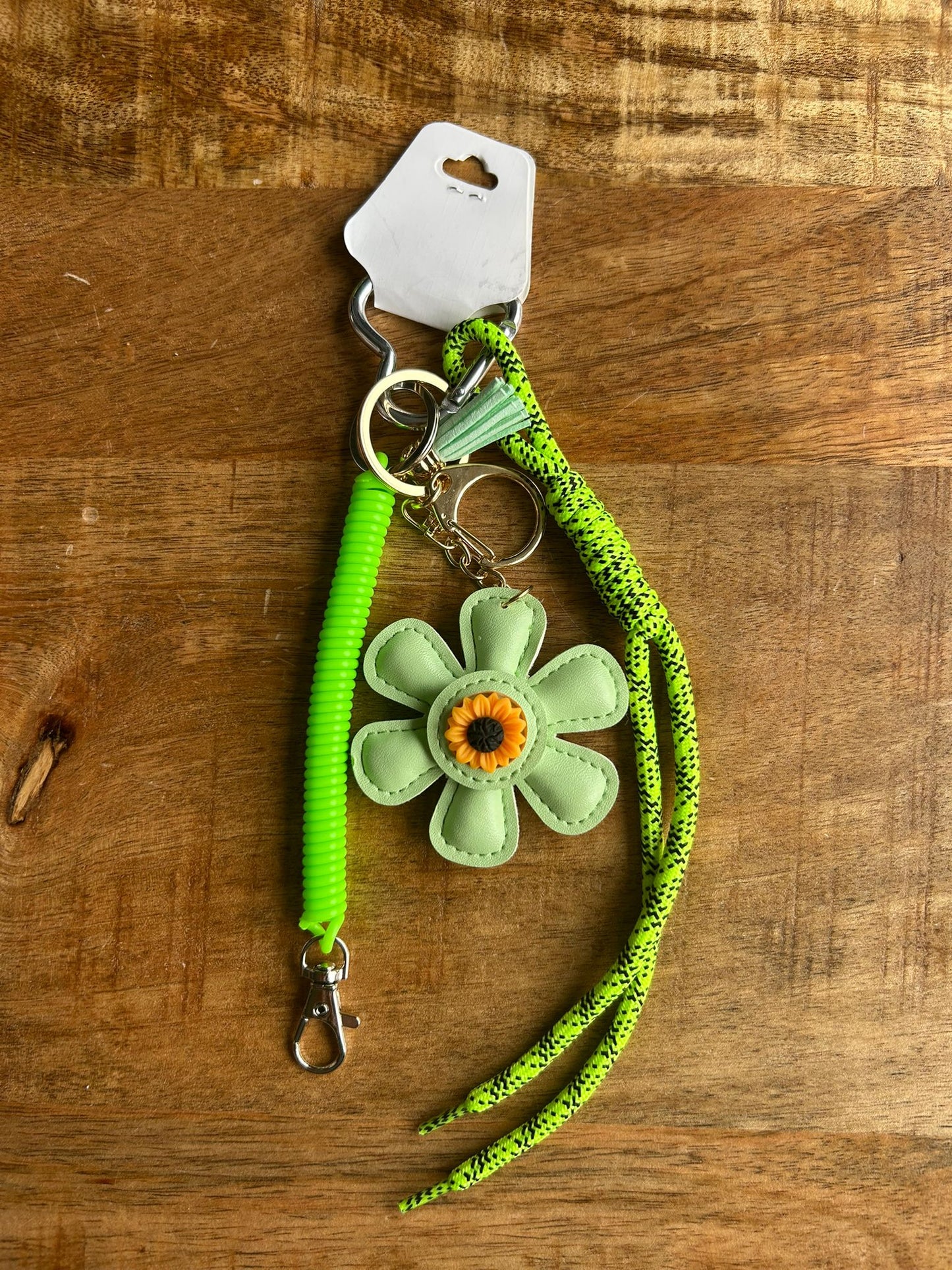 Sleutelhanger Bloem Groen