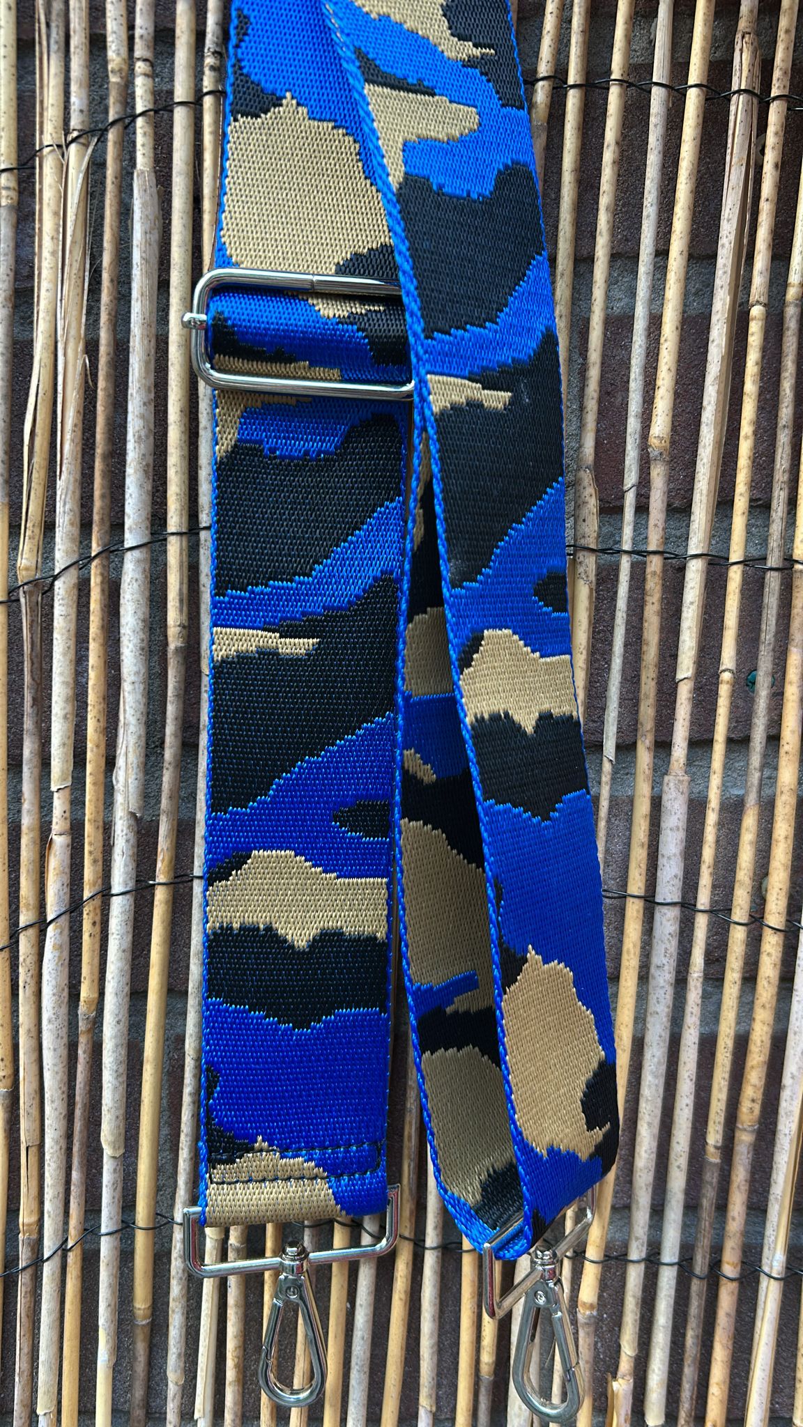 Strap meerkleurig Blauw Zwart