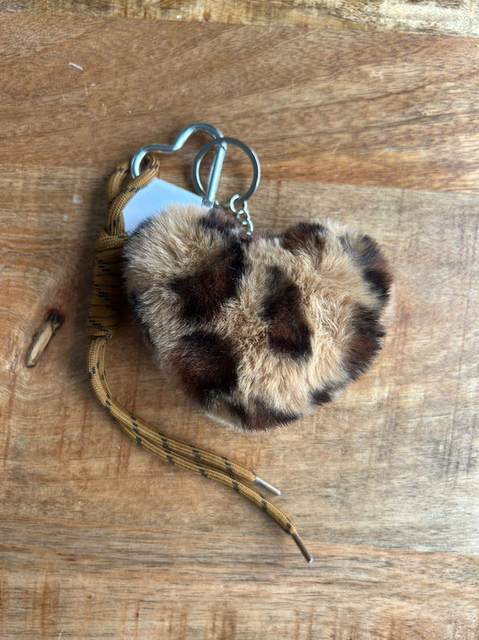 Sleutelhanger Hart tijger