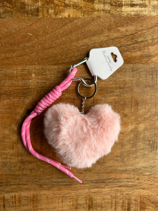 Sleutelhanger Hart Roze