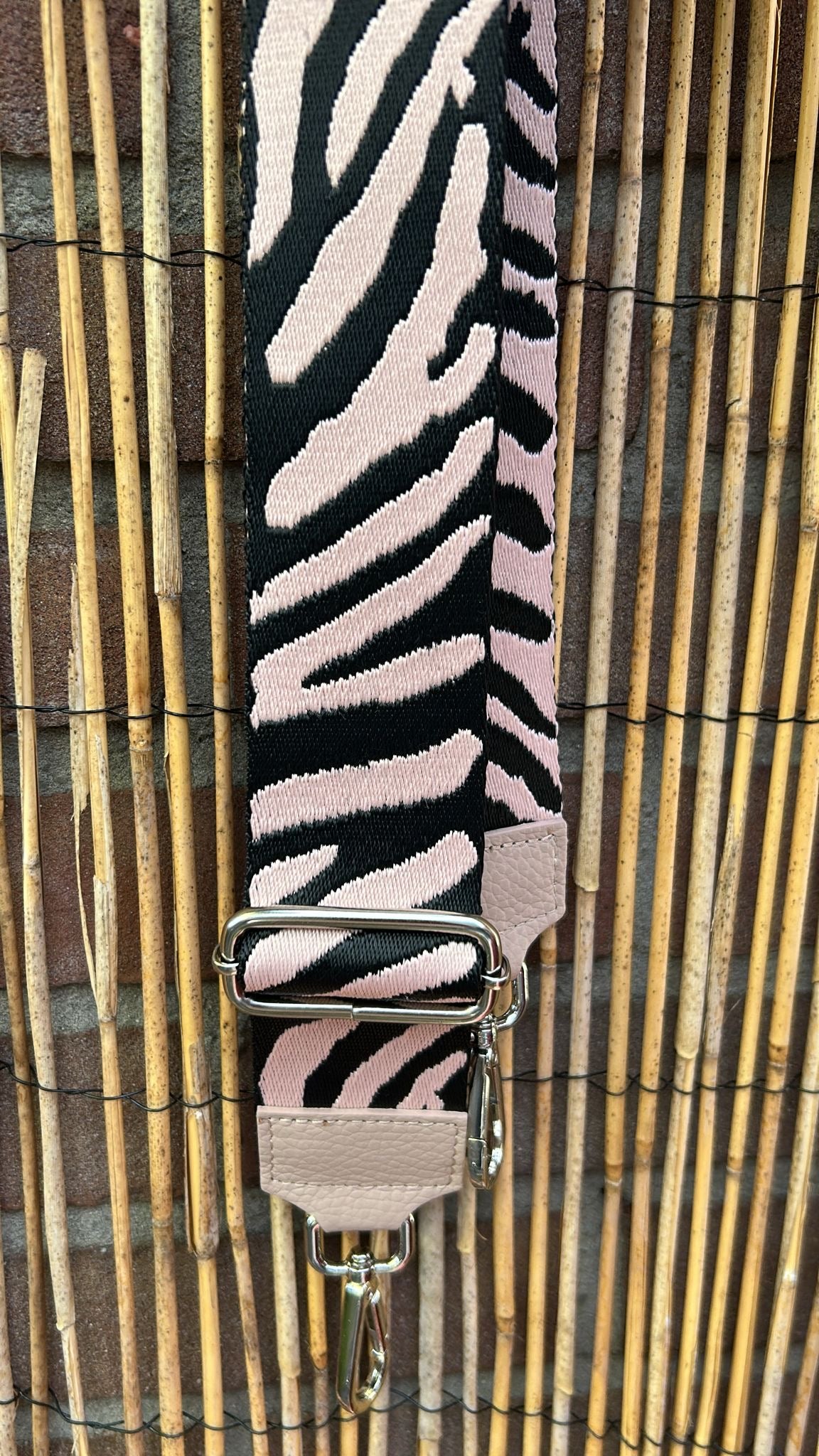 Strap Roze Zwart Zebra