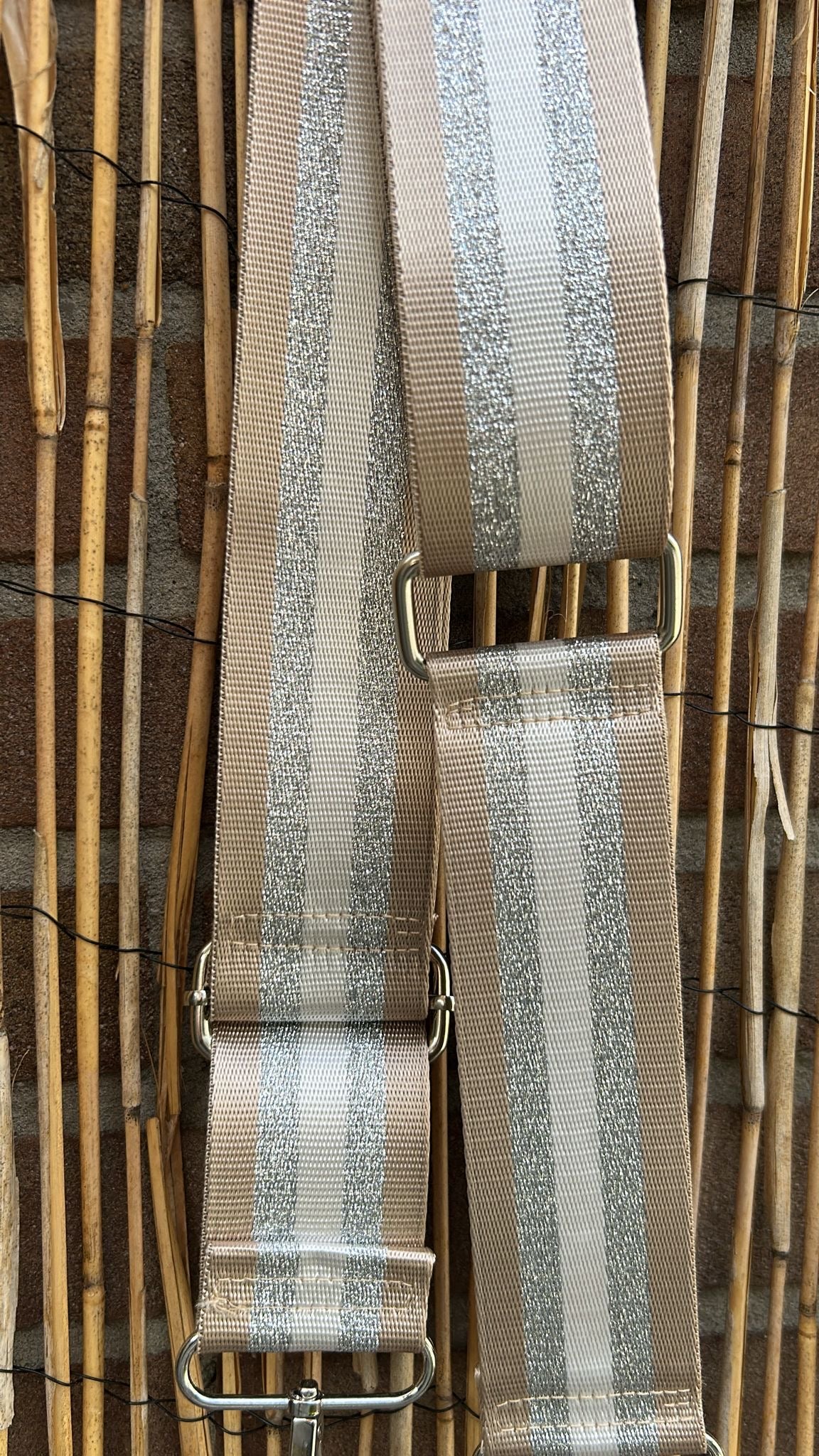 Strap Zilver Licht Bruin