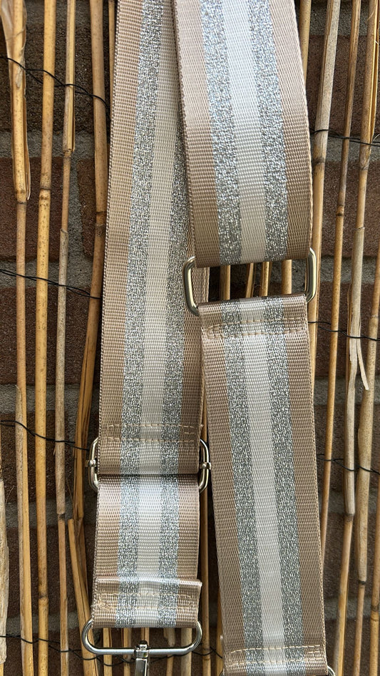 Strap Zilver Licht Bruin